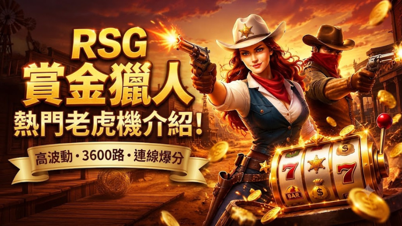 RSG賞金獵人熱門老虎機介紹！揭開遊戲熱門訊號與最強試玩攻略！